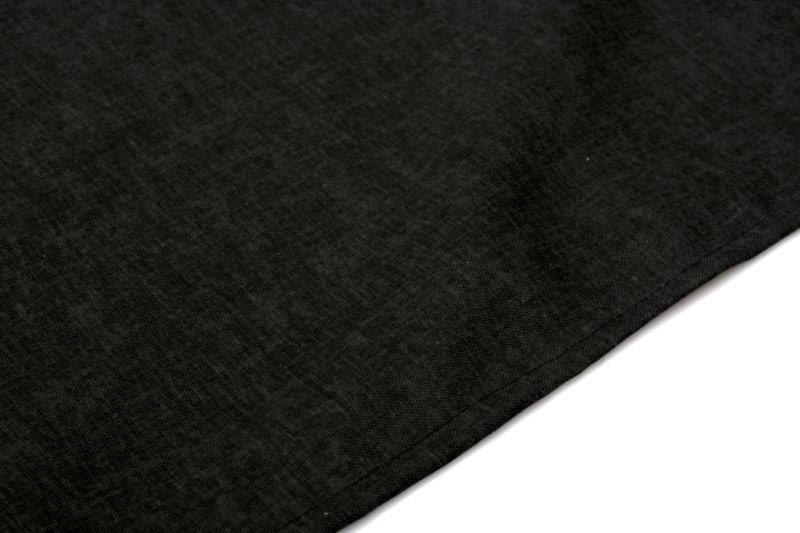 Καρές Μονόχρωμος Polycotton Αλέκιαστος 90×90εκ. Panama Black DimCol (Χρώμα: Μαύρο, Ύφασμα: 70% Βαμβάκι-30% Polyester) – DimCol – 19329811883000BK